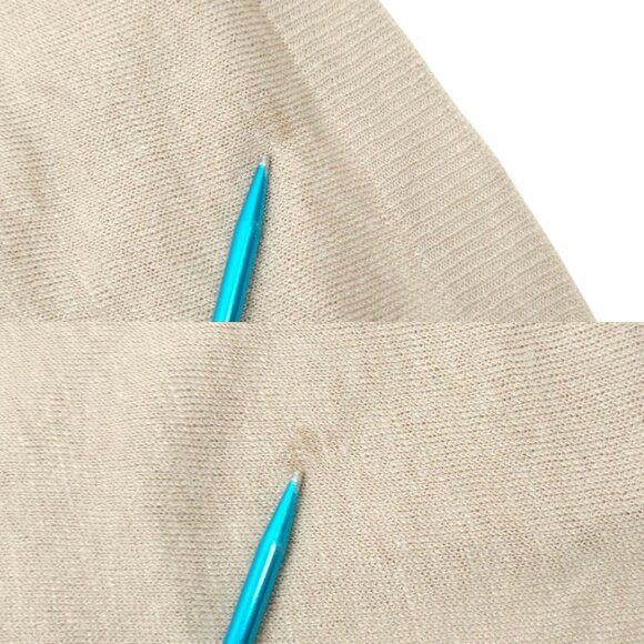 Chicos Open Front Cardigan Womens Size 1 US M/8 Sweater Tan Geometric Back - Picture 7 of 16